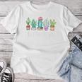 I Be Plantin'hit サボテン 多肉植物 面白い植物 ガーデン レディースTシャツ 面白い贈り物