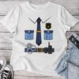 子供の男性の女性の警察官の衣装 レディースTシャツ 面白い贈り物