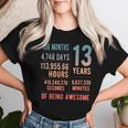 13歳の誕生日 男の子・女の子 面白い 13歳 レディースTシャツ 彼女への贈り物