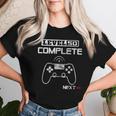 50歳の誕生日プレゼント Level 50 Complete 贈り物 父 母 男性用、女性用 レディースTシャツ 彼女への贈り物