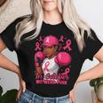African American In October We Wear Pink Breast Cancer Women T-shirt Gifts for Her