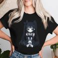 Anime Girl Goth Bunny Grunge Gothic Cute E-Girl Outfit Women T-shirt Gifts for Her