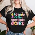 Brother Of The Birthday Girl Sweet Donut Matching Family Women T-shirt Gifts for Her