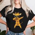 Giraffe Boys Animal Print Giraffe Print レディースTシャツ 彼女への贈り物