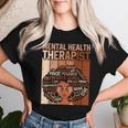 Mental Health Therapist Afro Black History Month Women T-shirt Gifts for Her