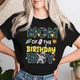 Mom Of The Birthday Boy Astronaut Family Space Planets Women T-shirt Gifts for Her