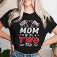 Mom Of The Two Fast 2Nd Birthday Racing Car Family Women T-shirt Gifts for Her