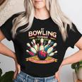 My Bowling Technique Isecret 面白いボウラーボウリング レディースTシャツ 彼女への贈り物