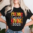 Retro Friendsgiving Squad 2025 Thanksgiving Group Fall Women T-shirt Gifts for Her