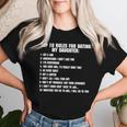 Rules For Dating My Daughter Dad ギフト レディースTシャツ 彼女への贈り物