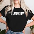 イベントのセキュリティ安全ガードの服装男性女性ecurity 長袖tシャツ レディースTシャツ 彼女への贈り物
