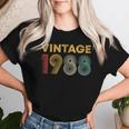 ヴィンテージ 1988 38歳の誕生日プレゼント 男性 女性 38歳 レディースTシャツ 彼女への贈り物