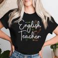 英語教師 文法 クラス 男性 女性 教員 英語教師 レディースTシャツ 彼女への贈り物