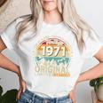55歳 誕生日 男性女性intage 1971年1971年生まれ レトロデザインブランド レディースTシャツ 彼女への贈り物
