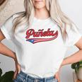 Puñeta プエルトリコ プエルトリコ 国旗 面白い 男性 女性 言葉 レディースTシャツ 彼女への贈り物