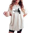 【バックプリント・背中側】ザ・ホース・フェイス The Horse Face 午年 馬 2026 パロディ 長袖tシャツ レディースオーバーサイズコンフォートTシャツ Ivory