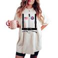 子供のための宇宙飛行士の衣装 男性女性宇宙服 レディースオーバーサイズコンフォートTシャツ Ivory