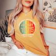 1975年1月以来絶対に素晴らしい男性と女性の誕生日。 レディースオーバーサイズコンフォートTシャツ Mustard