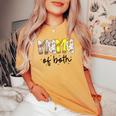 Mama Of Both Baseball Softball Mom Mother's Day Women's Oversized Comfort T-shirt Mustard