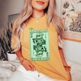 Queenof The Craic 水田の日シェナニガンズ レディースオーバーサイズコンフォートTシャツ Mustard