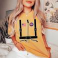 子供のための宇宙飛行士の衣装 男性女性宇宙服 レディースオーバーサイズコンフォートTシャツ Mustard