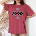 30 歳の誕生日男性女性 30 歳 1996 面白いギフト レディースオーバーサイズコンフォートTシャツ Crimson