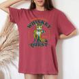Join Me On A Whiskey Quest Cute Fox メンズ バーボンシャツ ギフト レディースオーバーサイズコンフォートTシャツ Crimson