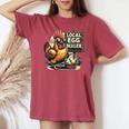 Local Egg Dealer Chicken Farmer Farm Chicken Women's Oversized Comfort T-shirt Crimson