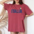 イタリア ギフト 女性 男性 子供 レディースオーバーサイズコンフォートTシャツ Crimson
