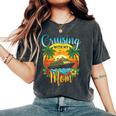 Cruising With My Mom Daughter Son Cruise Vacation Matching Women's Oversized Comfort T-Shirt Pepper
