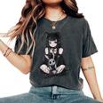 E-Girl Cute Anime Girl Goth Bunny Grunge Gothic Outfit Women's Oversized Comfort T-Shirt Pepper E-Girl Cute Anime Girl Goth Bunny Grunge Gothic Outfit Women's Oversized Comfort T-Shirt Pepper