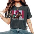 Forever Young Horse、競馬、デルマール、サンタアニタ レディースオーバーサイズコンフォートTシャツ Pepper