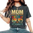 Mom Of The Birthday Cruiser Sunglasses Cruise Vintage Women's Oversized Comfort T-Shirt Pepper
