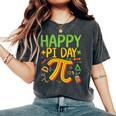Pi Day Math Teacher March 14Th Happy Pi Day 314 Pi レディースオーバーサイズコンフォートTシャツ Pepper