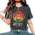スイング パイナップル スイング クール 面白い フルーツ 男性 女性 子供 Pineapple レディースオーバーサイズコンフォートTシャツ Pepper
