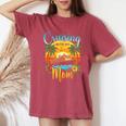 Cruising With My Mom Daughter Son Cruise Vacation Matching Women's Oversized Comfort T-Shirt Blue Jean