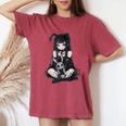 E-Girl Cute Anime Girl Goth Bunny Grunge Gothic Outfit Women's Oversized Comfort T-Shirt Blue Jean E-Girl Cute Anime Girl Goth Bunny Grunge Gothic Outfit Women's Oversized Comfort T-Shirt Blue Jean