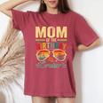Mom Of The Birthday Cruiser Sunglasses Cruise Vintage Women's Oversized Comfort T-Shirt Blue Jean