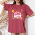 18歳の誕生日 男の子 女の子 18歳 18歳 誕生日 レディースオーバーサイズコンフォートTシャツ Crimson