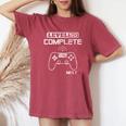 50歳の誕生日プレゼント Level 50 Complete 贈り物 父 母 男性用、女性用 レディースオーバーサイズコンフォートTシャツ Crimson