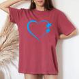 Autism Autism Awareness Autism Mom Love レディースオーバーサイズコンフォートTシャツ Crimson