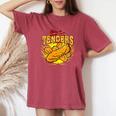 Chicken Tenders Lover Hardcore Music Bootleg Rap Tendies Women's Oversized Comfort Colors T-Shirt Crimson