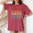 I'm The Best Thing My Wife Ever Found On The Internet レディースオーバーサイズコンフォートTシャツ Crimson