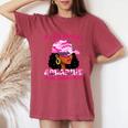 It's My Birthday Aquarius Black Woman Pink Camo Women's Oversized Comfort T-Shirt Crimson