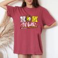 Mom Of Both Game Day Baseball Softball Mother's Day 2025 Women's Oversized Comfort T-Shirt Crimson