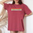 Retro Gigiibes 面白くてかわいいギフト レディースオーバーサイズコンフォートTシャツ Crimson