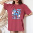 I Was 6 Now I'm 7 67 7歳の誕生日 女の子 男の子 レディースオーバーサイズコンフォートTシャツ Crimson