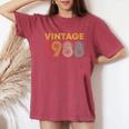ヴィンテージ 1988 38歳の誕生日プレゼント 男性 女性 38歳 レディースオーバーサイズコンフォートTシャツ Crimson