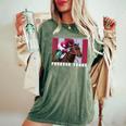 Forever Young Horse、競馬、デルマール、サンタアニタ レディースオーバーサイズコンフォートTシャツ Moss