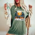 Herr Dame Kind Girl ロックンロール スプラッチ ヘビーメタル ハロウィン レディースオーバーサイズコンフォートTシャツ Moss